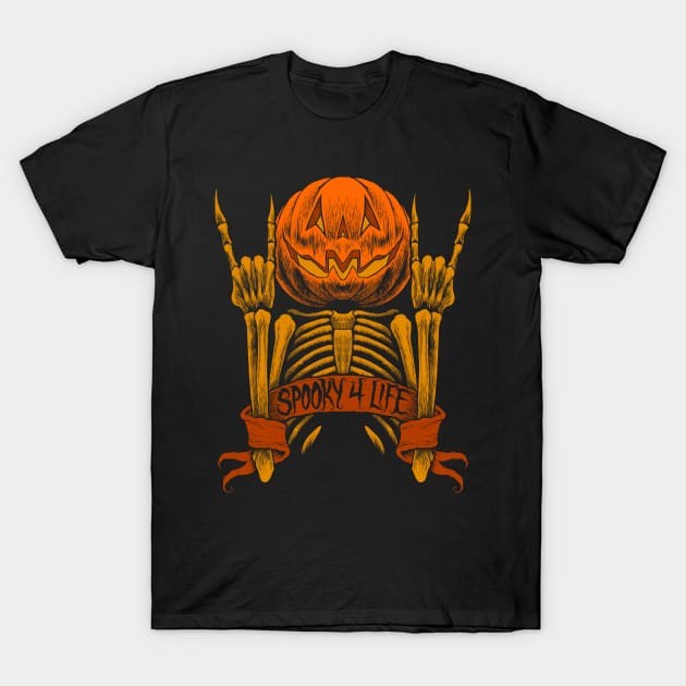 Spooky 4 Life T-Shirt by Chad Savage